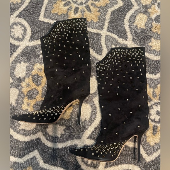 Jimmy Choo embossed suede boots - Picture 2 of 3